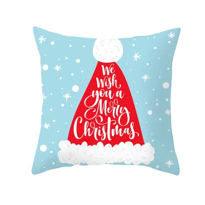 ZENGIA Christmas Throw Pillows Merry Christmas Cushion Covers Decorative Pillows for Sofa Christmas Decorations Home Pillowcase - Цвет: drd314-8