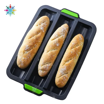 

Food Grade Silicone Bread Baking Tray French Non-Stick Bread Tin Baguette Baking Tray Loaf Baking Tray Cake Tools Baking Mold