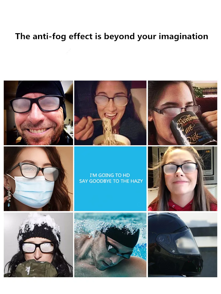 Super Tough MR-8 Series Anti-Fog lens Index 1.56/1.61/1.67 Optical Prescription Aspherica Resin Lens Myopia Hyperopia HMC Lenses