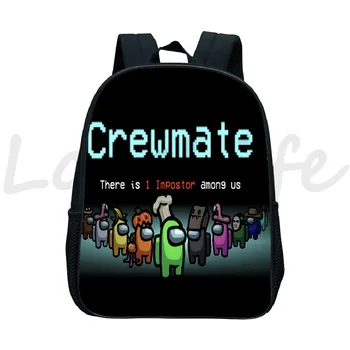 

Top Sell Children Among Us Backpack Kids Cute Cartoon Kindergarten Schoolbag Toddler Bookbag Preschool Among Us Daily Knapsack