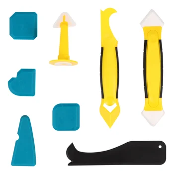 

8pcs Sealant Scraper Sturdy Useful Creative Sealant Remover Glue Spatula Useful Glue Cleaning Tool for Kitchen Home Bathroom