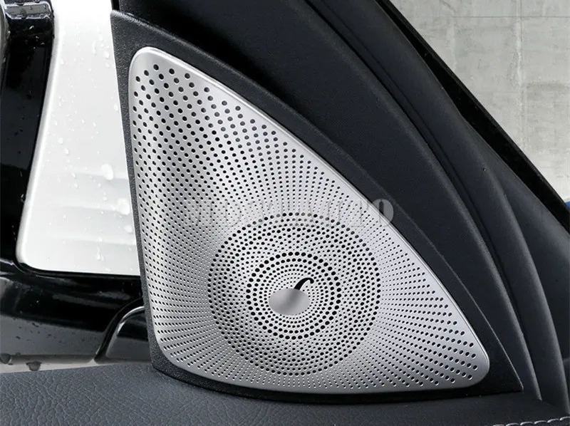 Для Benz E Class W213 S213 матовая двери автомобиля крышка аудио динамика отделка- 2 шт