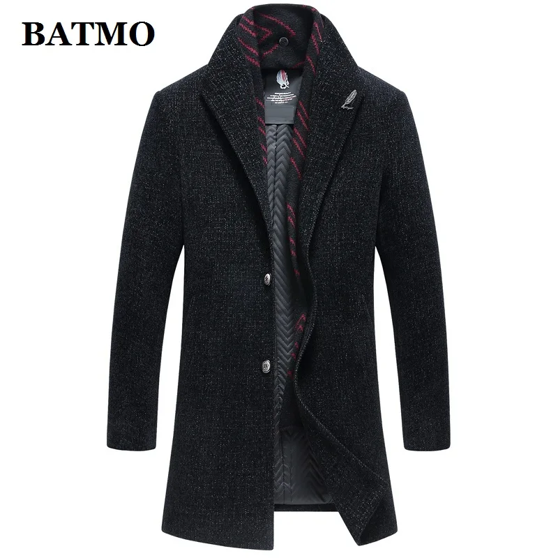 BATMO Новое поступление Зима Высокое качество плащ для мужчин, мужские Куртки, плюс-Размер M-XXXL 97843