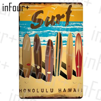 

Honolulu Have Metal Plate Tin Sign Plaque Metal Vintage Decor Metal Sign Metal Poster Home Bar Pub Decoration Vintage Posters