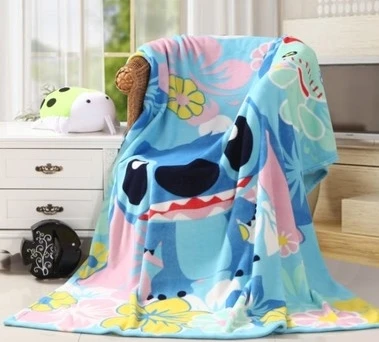 Home-Textile-Cartoon-Stitch-Printed-Cartoon-Blanket-for-Kids-Gift-Doraemon-Stitch-Coral-Fleece-Blanket-Throw