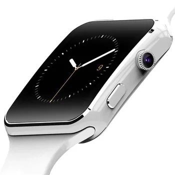

2020 newest X6 Smart Watch Men Support SIM TF Card With Camera Phone Color Screen Bracelet Sports Step Bluetooth Smartwatch