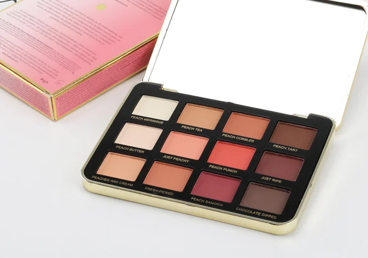 

Hot Makeup Just Eyeshadow Pallete VELVET MATTE EYE SHADOW PALETTE infused 12 colors eyeshadow