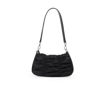 

Fashion Nylon Folds Underarm Bag for Women Shoulder Bags Casual Designer Purse Hobo Clutch Hand Bags Ladies Bolsa Feminina New
