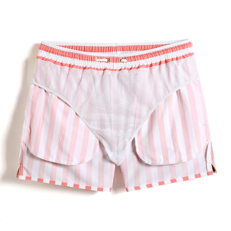 Summer Men’s Swimming trunks Solid Stripe swimwear liner sport de bain praia joggers sexy Board shorts briefs mesh Summer Men’s Swimming trunks Solid Stripe swimwear liner sport de bain praia joggers sexy Board shorts briefs mesh