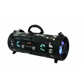 

15W Big Portable Outdoor Speaker Wireless altavoz Bass Surround LED Light Speakers Subwoofer Support USB TF Card Mic FM Radio