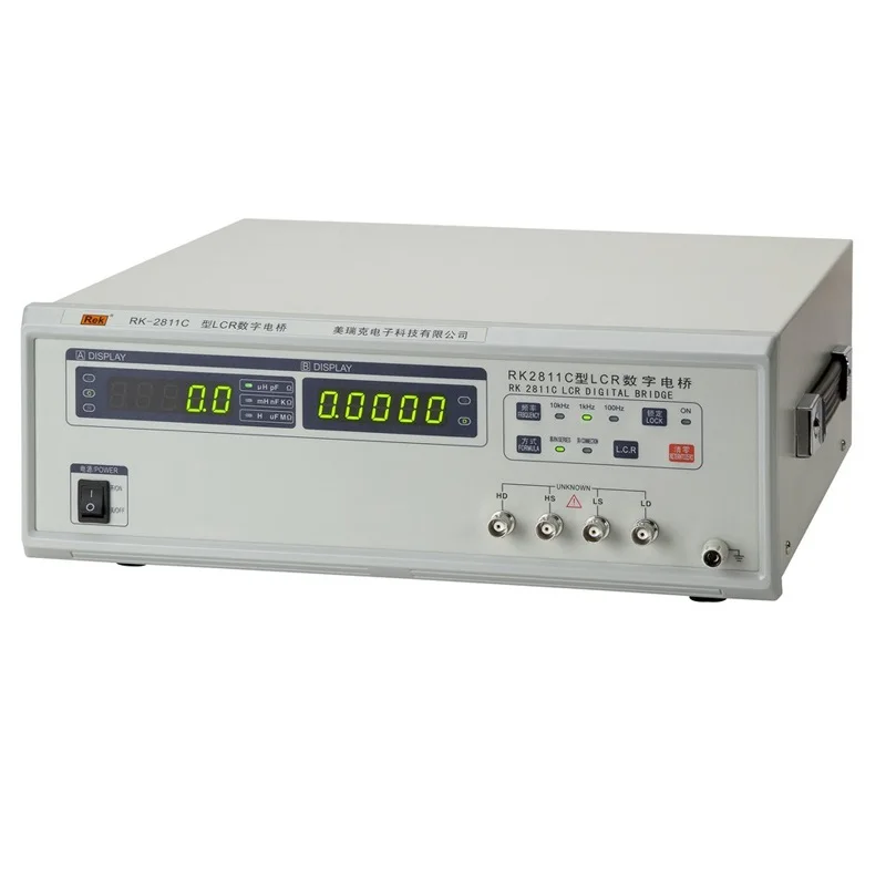 

RK2811C Digital Bridge Intelligent Electrical Parameters High Precision LCR Digital Bridge
