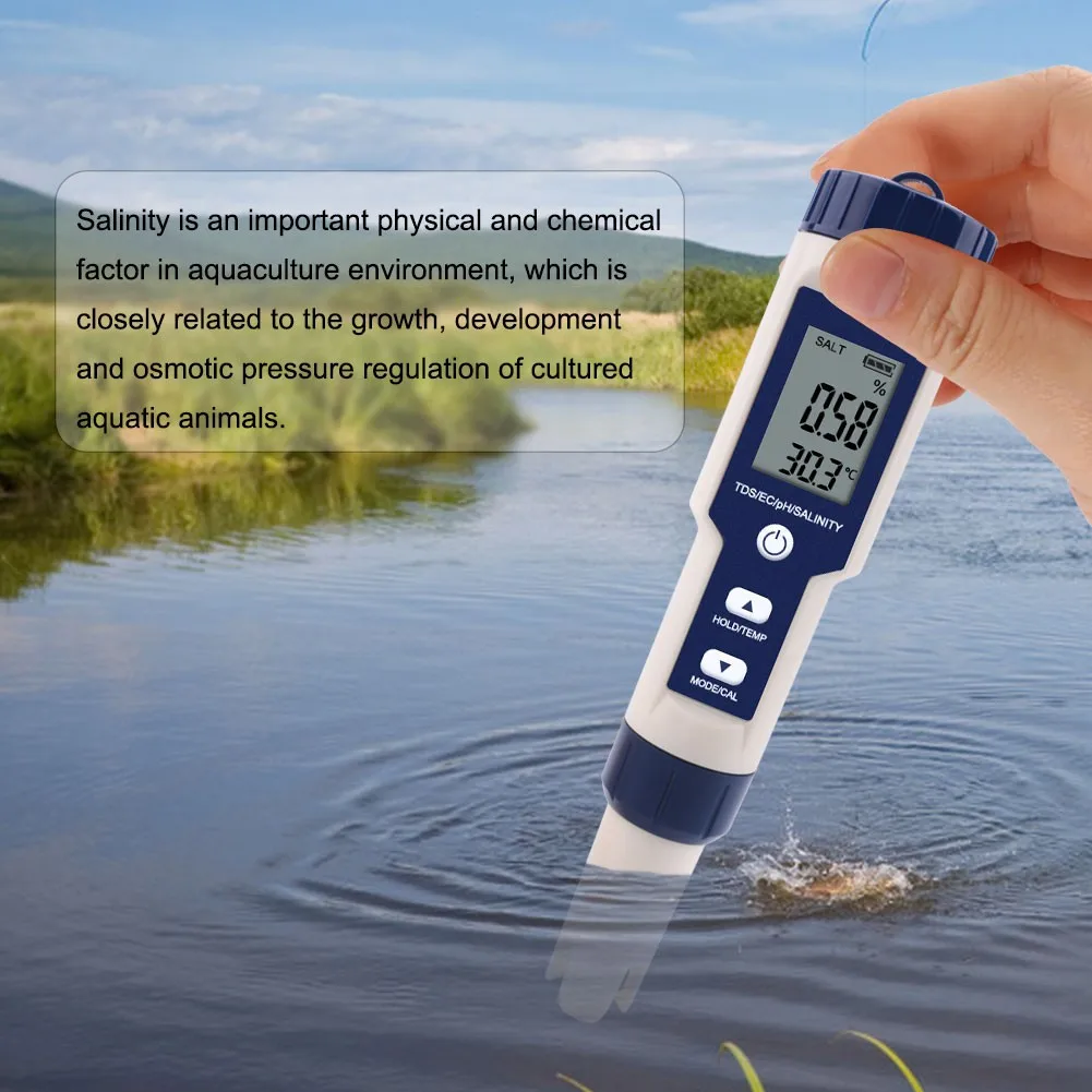 Details about   Water Pool Fish Pond Test Digital Salinity Portable Water Quality Monitoring Pen 