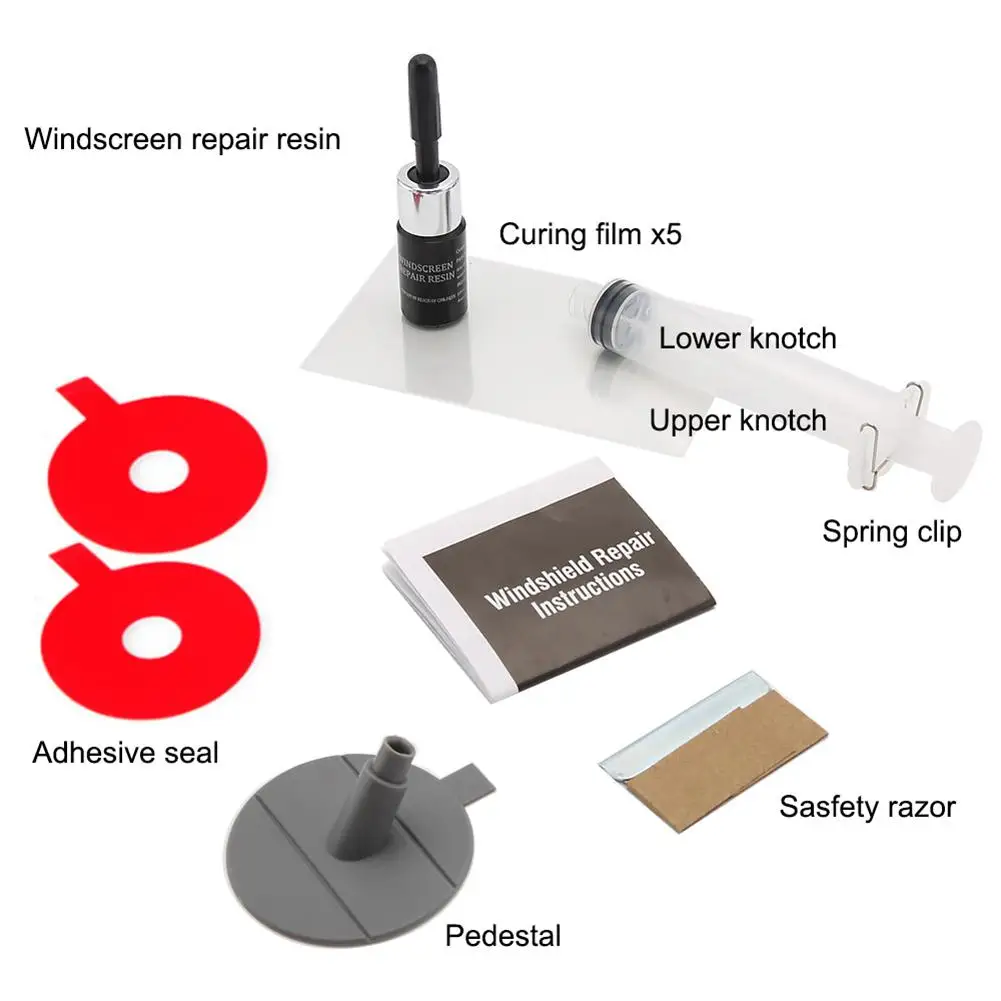 Набор инструментов для ремонта лобового стекла автомобиля DIY, набор для ремонта лобового стекла автомобиля, защитные декоративные наклейки на дверные ручки