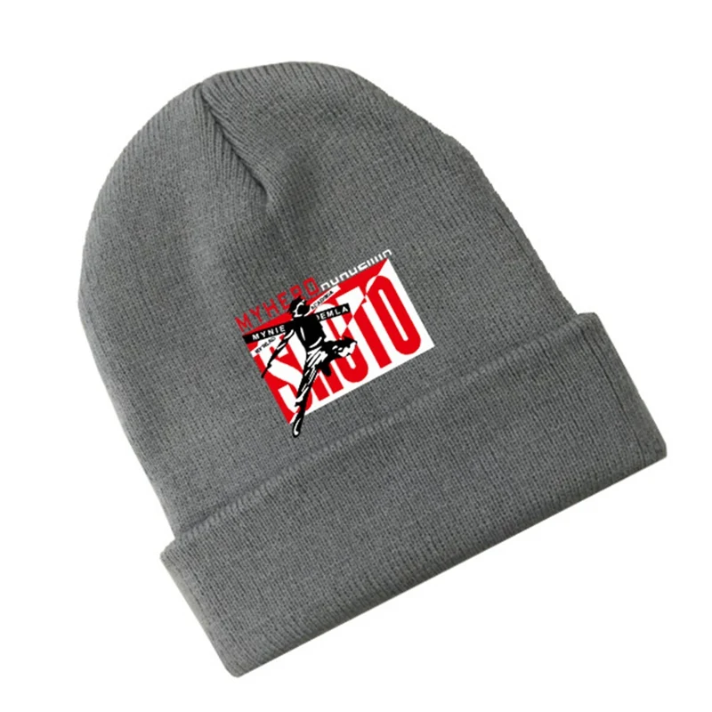 Японский аниме My Hero Academy Осенняя шапка, зимняя теплая вязаная шапка Skullies Beanie, шапка для косплея, шапка s