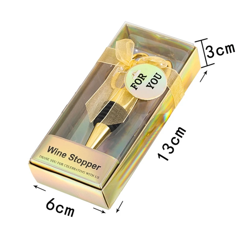 

Пробка для красного вина на 50-ю годовщину с подарочными коробками, пробка для винной бутылки на 50 лет, сувениры вечерние ринки, свадебные подарки