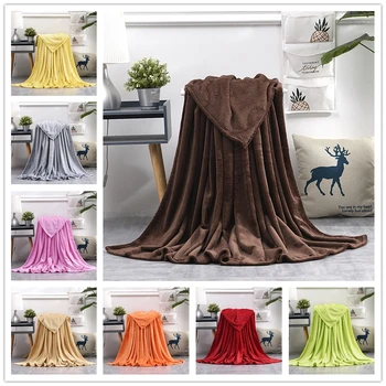

The Bed Soft Air-conditioned Blanket Light Fluffy Blanket Coral Fleece Blankets And Throws