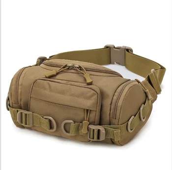 

Hiking Waist Bag Tactical Camouflage Handbag Waterproof Large Capacity Nylon Shoulder Messenger Chest Sling Bag