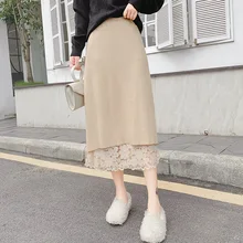 Fv2258 новинка осень зима женская модная повседневная сексуальная юбка kawaii размера плюс harajuku