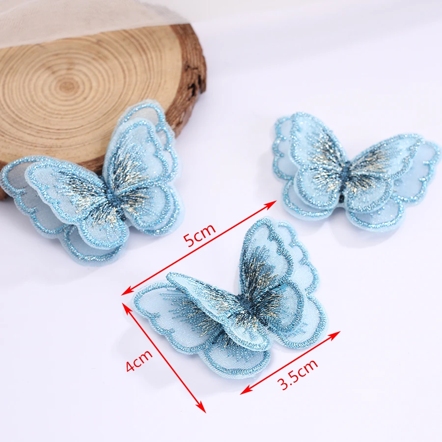 Embroidery Diy Butterfly Sew On Patch Badge Embroidered Butterfly Fabric  Applique From Cat11cat, $20.11