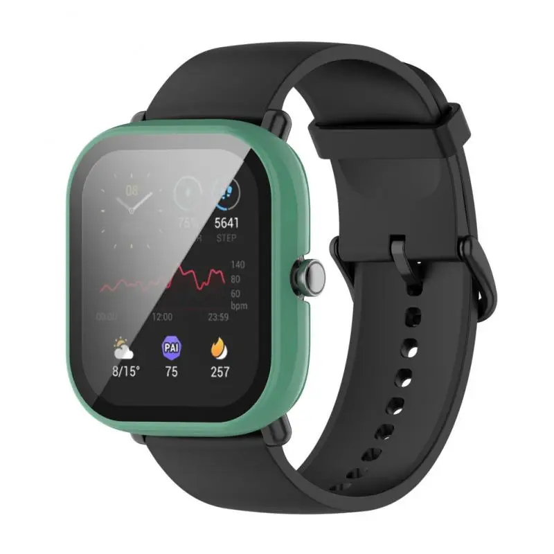 For AMAZFIT GTS2 Mini Case PC Tempered Glass Protective Frame Bumper For Huami Amazfit Smart Bracelet Protector Cover Cases