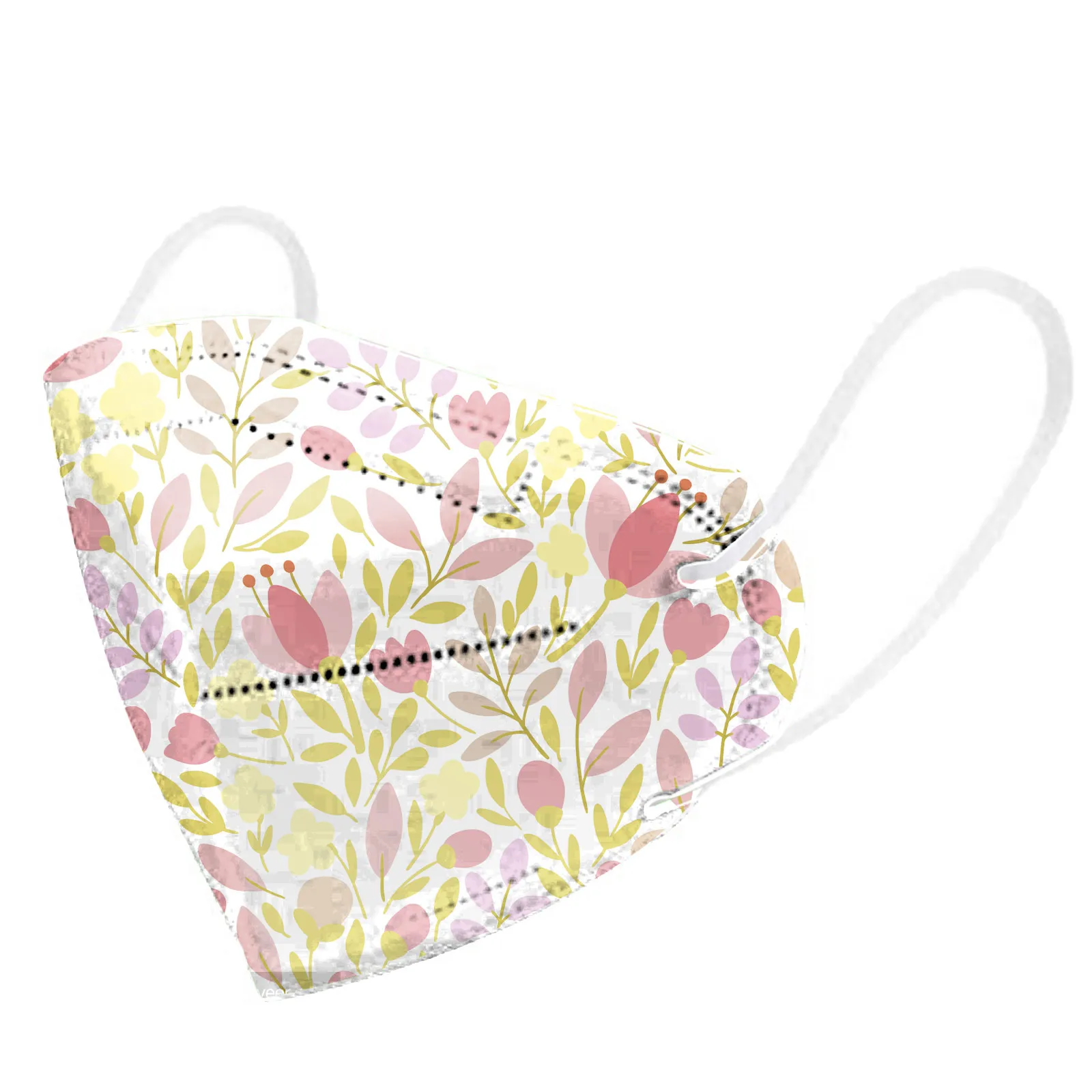 Approved Adult Kn95 Mask Europe CE Woman Flower Printed Face Mouth Mask Mascarilla 5 Layers Fabric FFP2Mask Protective kn95 mask 4
