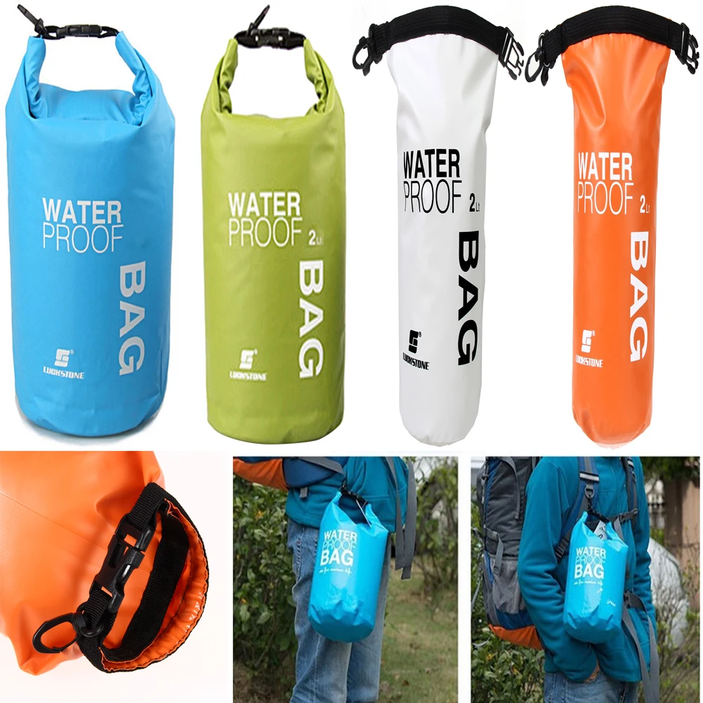 2L Waterproof Drifting PVC Bags Swimming Phone Pouch Floating Boating Bags 3 
