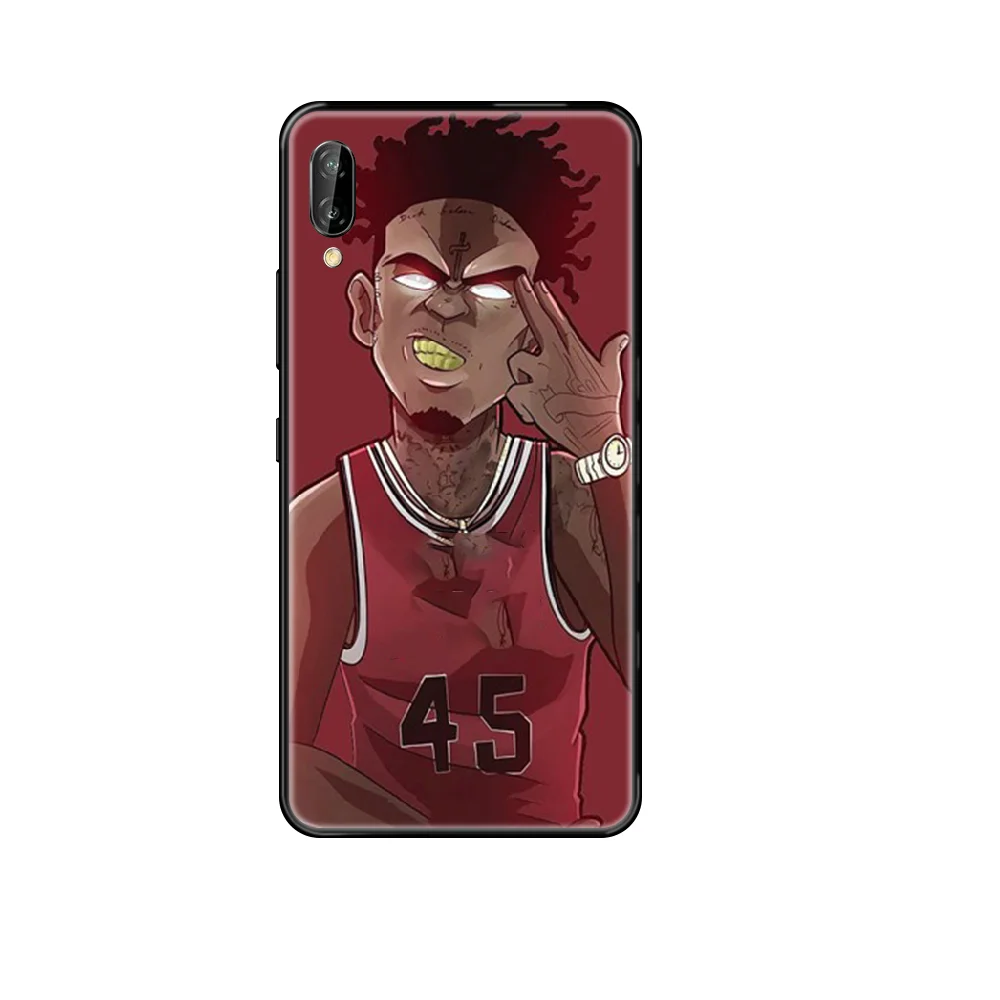 Rapper kodak black Phone case For Huawei Honor Mate 5 6 7 8 9 10 20 A C X Lite black trend shell luxury cover tpu waterproof