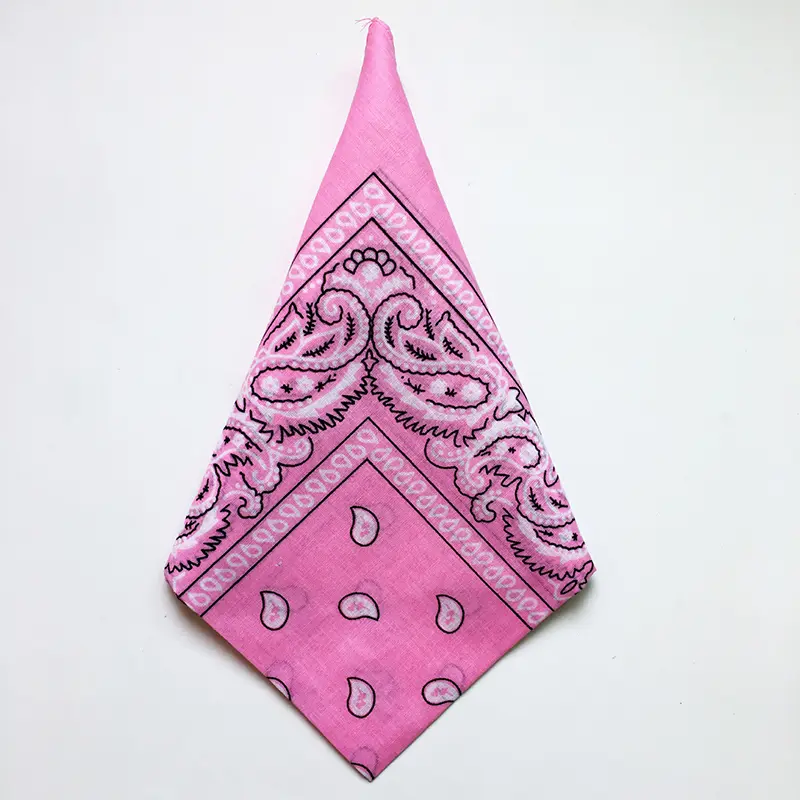 55x55cm Fashion Hip Hop 100% Cotton Bandana Square Scarf Cowboy Cashew Black Red Paisley Headband Print For Women/Men/Boys/Girls - Image 12