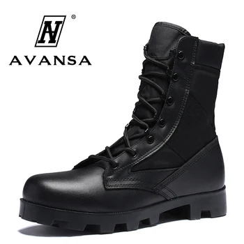 

Tactical Military Boots Mens Working Safety Shoes Army Black Combat Boots Men Shoes Desert Male Gumboot Safety Motocycle Boots