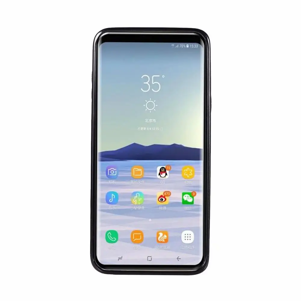 Чехол для карт из искусственной кожи для samsung Galaxy S10 S10 Plus S10E, чехол для samsung S6 Edge, S7 Edge, Note 8, 9, кошелек со слотом для карт