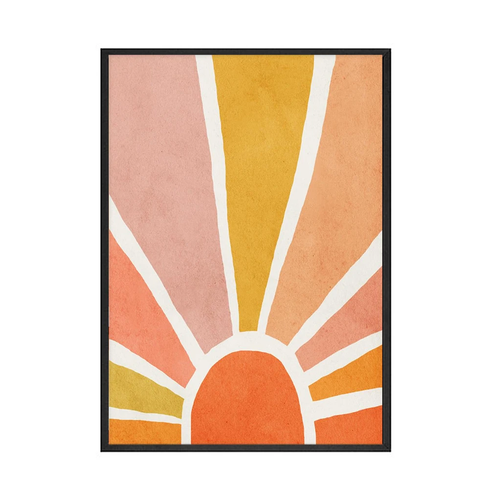 White-Wall-Decor-Art-Prints-Abstract-Landscape-Poster-Sunset-Art-Pictures-Horizon-Sun-Canvas-Paintings-For (5)