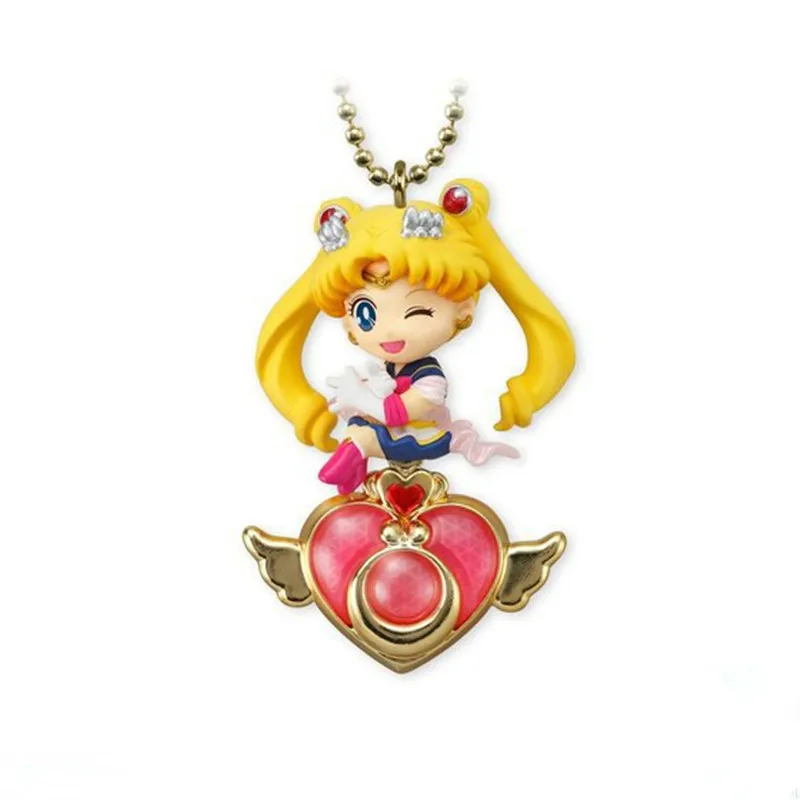 5 шт./компл. Аниме Фигурка Сейлор Мун куколка Твинкл Guardian Chibi брелок мультфильм
