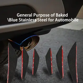 

6Pcs Universal Surface Front Bumper Lip Splitters Diffuser Winglets for Auto, Car Bumper Splitter Spoiler