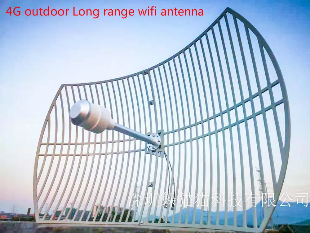 Wi-Fi антенна с большим радиусом действия Mimo 4G LTE параболическая сетчатая 1700-2700 МГц