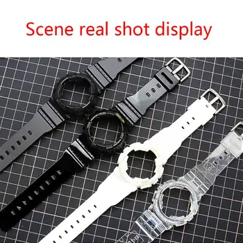 

Soft Silicone Watchband Metal Clasp Wrist Strap for Casio BA-111 110 112 Watch