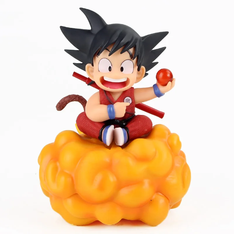 Dragon Ball Z Сон Гоку фигурка какаротто с «сальто на облаке» Драконий жемчуг Gokou детство модель игрушки подарок для детей