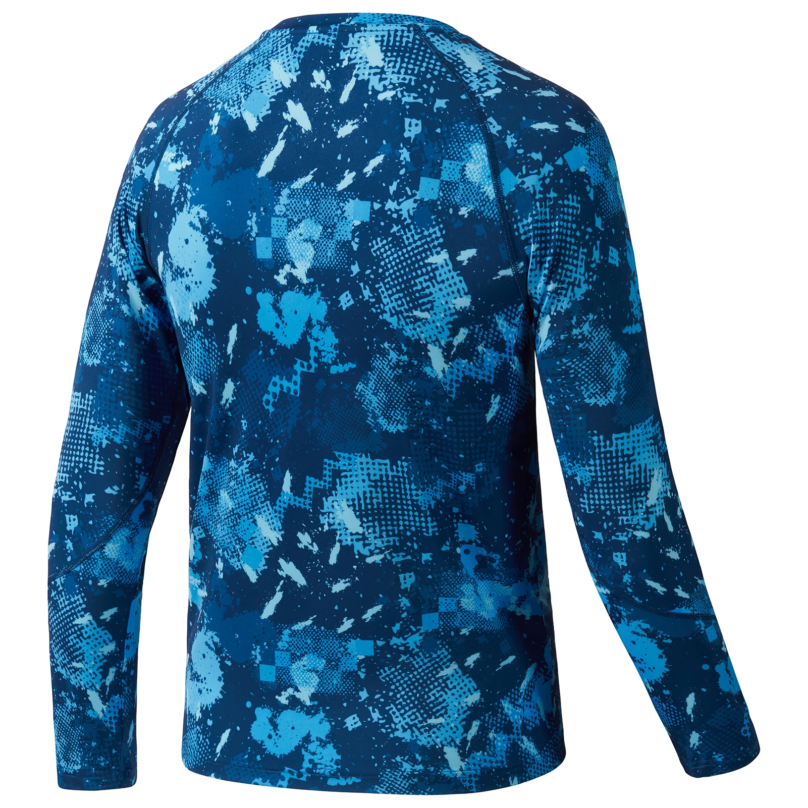 Bassdash Youth UPF50 + Camo 액티브 퍼포먼스 긴 소매 낚시 셔츠 세일링 하이킹 사이클링 서핑 스포츠 스킨 친화적 인