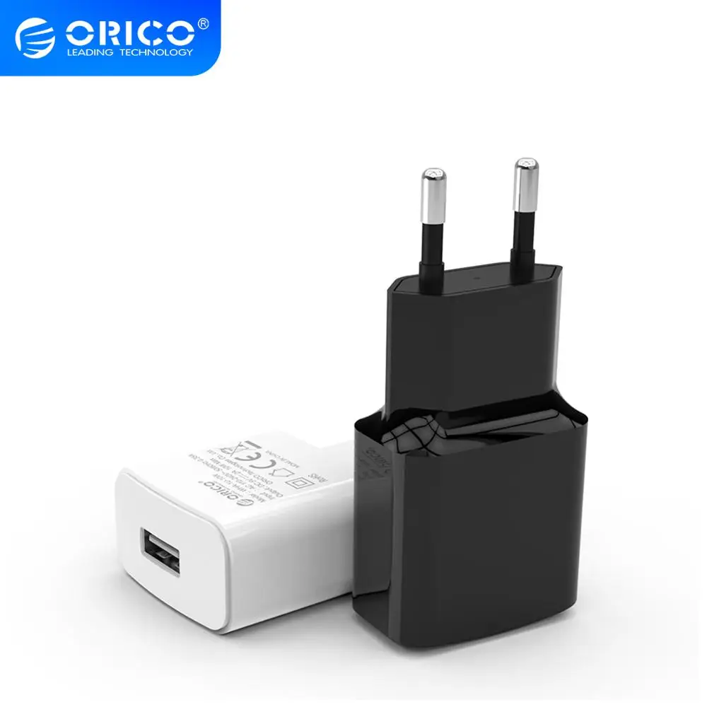 USB-адаптер ORICO дорожный для мобильных телефонов и планшетов 5В 1A 5Вт/5В 2A 10Вт с