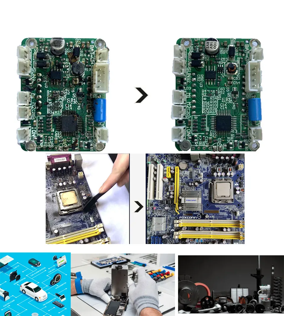 Maintenance wash plate cleaning lead-free environmental protection phone motherboard PCB circuit board rosin flux cleaner agent best budget welding helmet