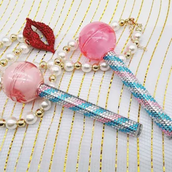

1pieces Creative Lollipop Shape Lip Gloss Tube Empty Lip Palm Container Diy Bottles Makeup Container Diy Bottles With Brush