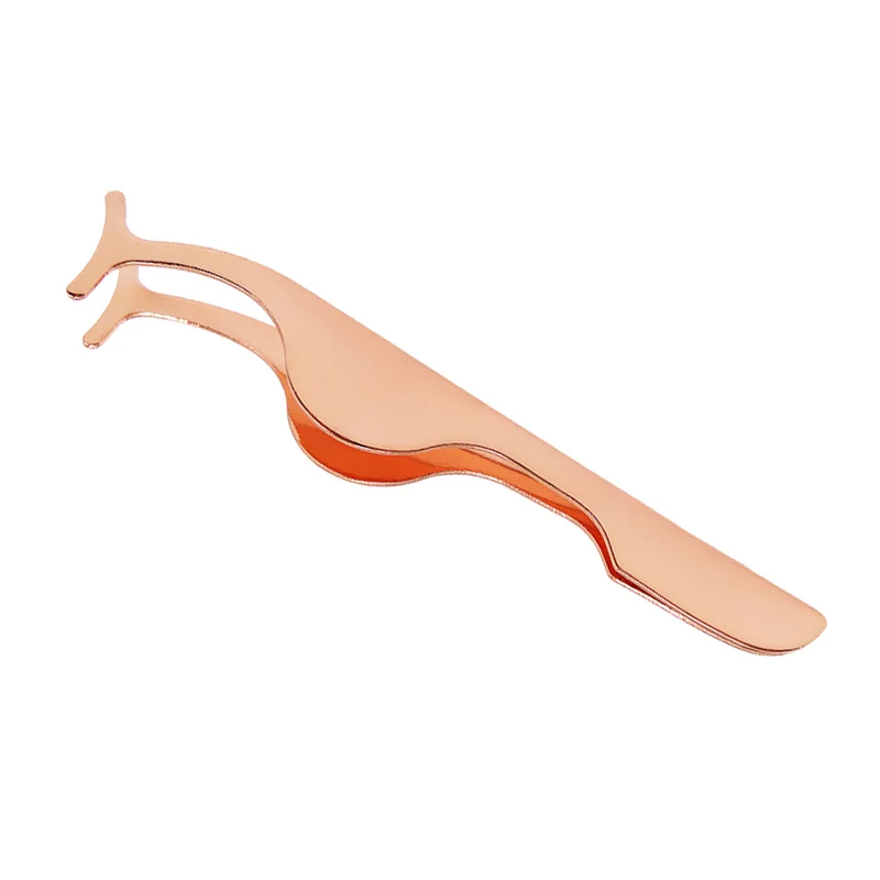 Rose Gold Clip 5Pairs 3D Mink Lashes Thick False Eyelashes Fluffy Wispy Crisscros Winged Tapered Eyelashes Handmade Makeup Extension Tools - Цвет: Rose Gold Clip