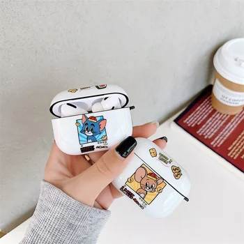 

Cartoon Cute Toy Story Mouse Cat Earphone Case For Apple Airpods Case Soft Matte IMD Earphone Case For airPods 1 2 3 Air Pods