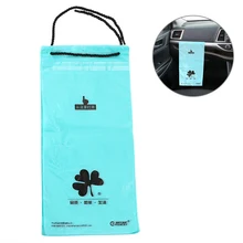 Автомобильный Органайзер одноразовая Автоматическая спинка для сиденья мусорный пакет с ручками контейнер автомобильный мусорный пакет самоклеющийся 50 шт./упак. сумка для хранения 38*18 см