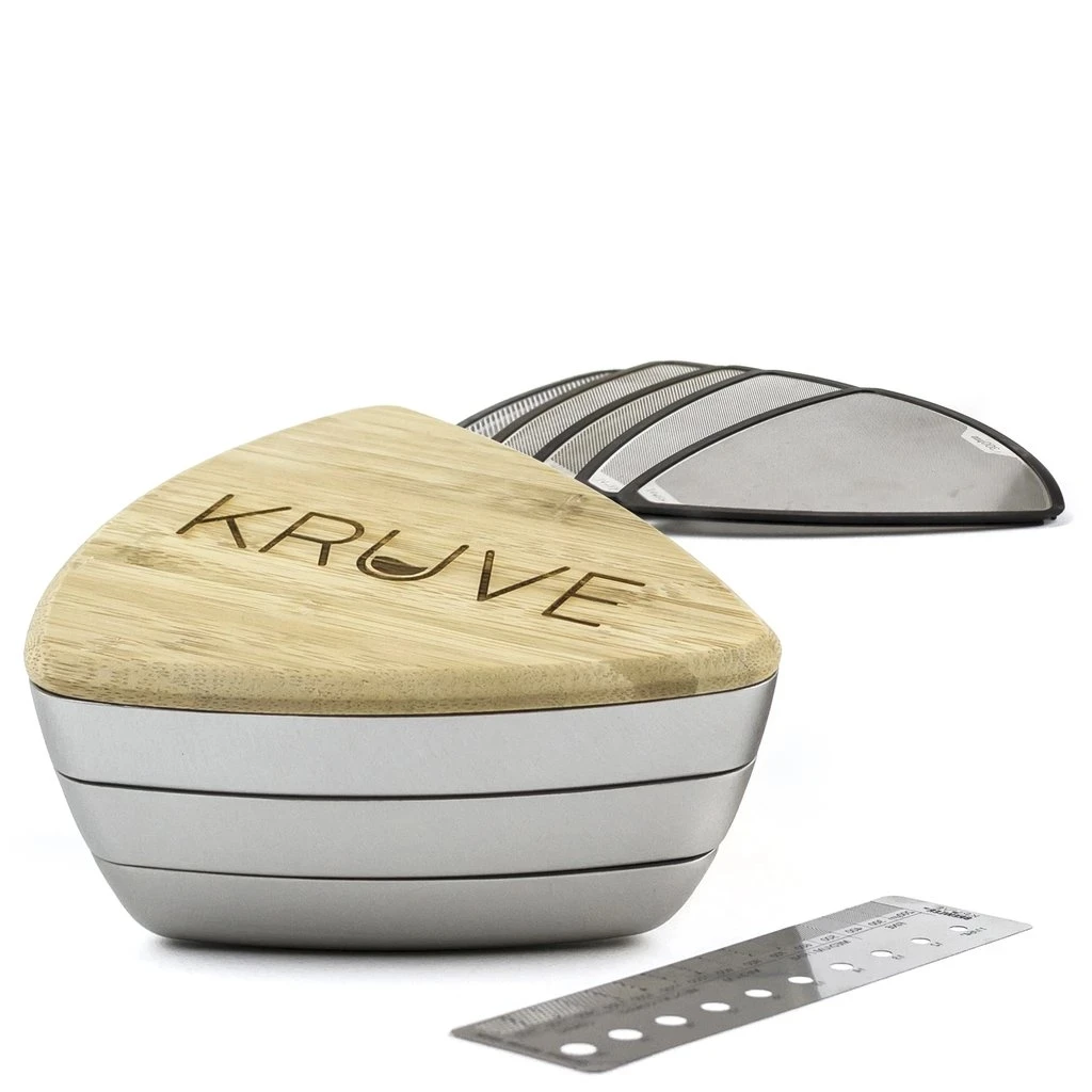 Kruve Sifter Base With 5 Interchangeable Grind Sieves Grinder 