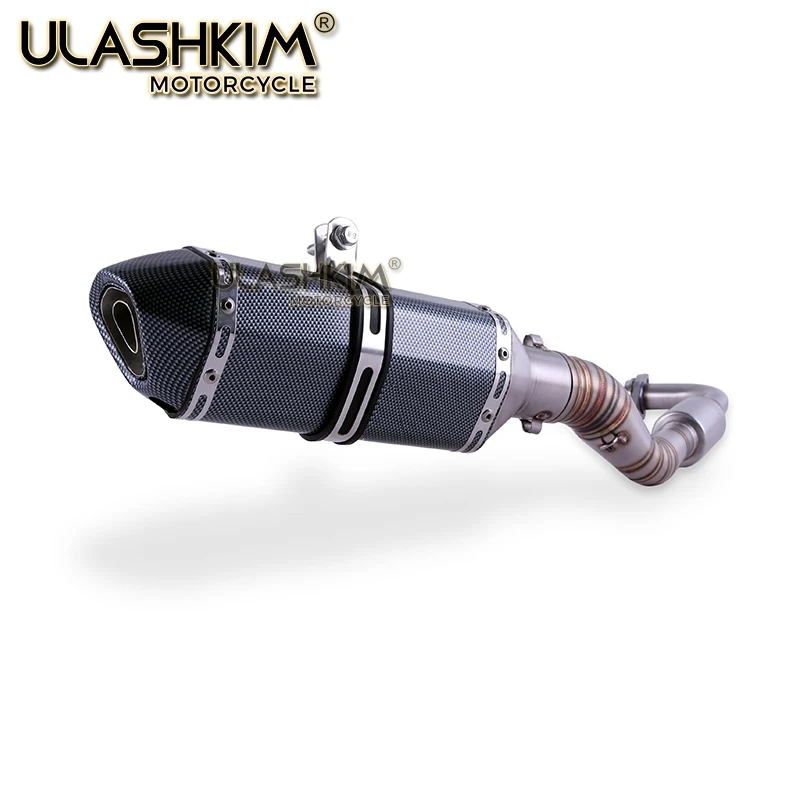 NMAX155 мотоцикл глушитель без шнуровки полная система контактная труба + выхлопная