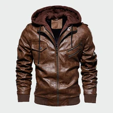 Новая Осенняя мужская модная кожаная куртка мужская повседневная мотоциклетная крутая куртка из искусственной кожи байкерское кожаное пальто брендовая одежда 4XL ML349