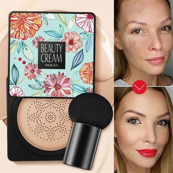 

Female Concealer Foundation 2019 Hot sale Small Mushroom Head Air Cushion BB Cream Concealing Breathable Makeup Bare Cosmetics