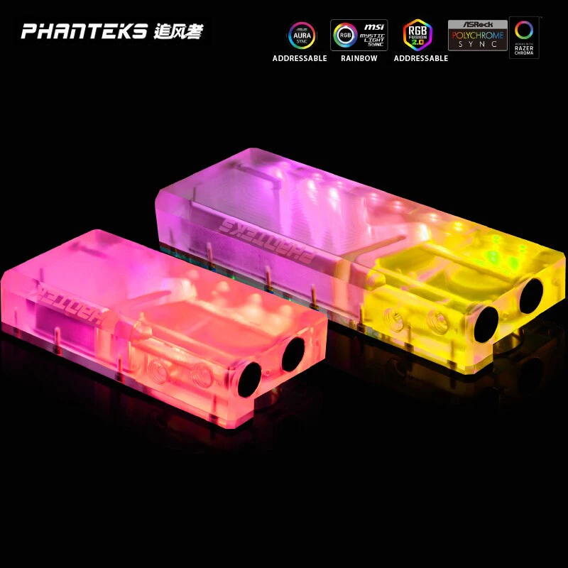 

PHANTEKS R160C D(A) RGB 5V 3pin Water Tank Liquid Loop Transparent Reservoir Support DDC Pump Support 12cm 14cm Fan,PH-R160C_02