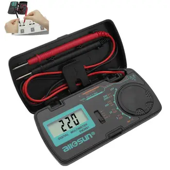 

Portable Pocket Digital Auto Multimeter Allsun Em3081 And Diagnostic Voltage Tester Digital Multimeter AC For Measuring R4E3