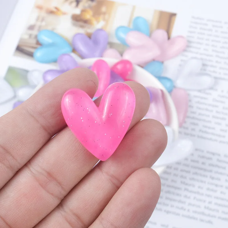 Моделирование Flash powder Love heart супер светильник глина DIY слизи наполнитель добавки в